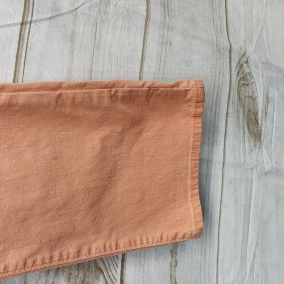 Gap Low Rise Stretch Denim Crops, Light Orange, Size 12 - Picture 7 of 12